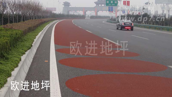 公交專用車道彩色路面www.hnqzjx.cn